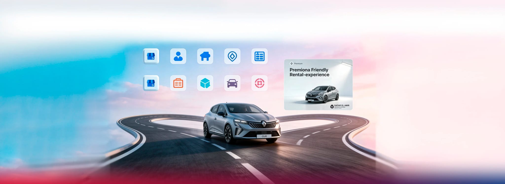 Promotional background